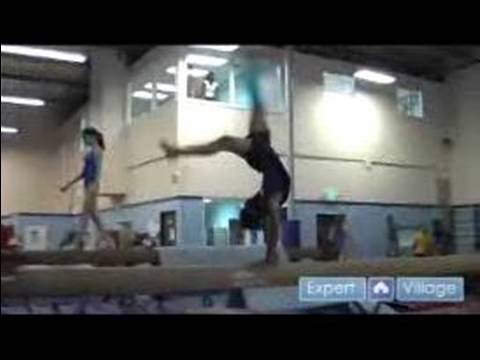 Jimnastik Ve Yuvarlanan Çocuklar İçin Gelişmiş: Nasıl Bir Işın Geçiş Yapmak Çocuklar Jimnastik