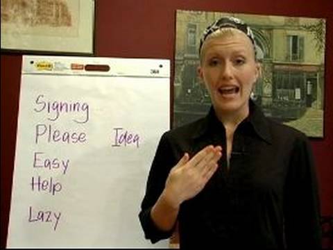 İşaret Dili Dersleri: Ortak Deyimler: Nasıl İşaret Dili Ortak Deyimler İmzalamak İçin