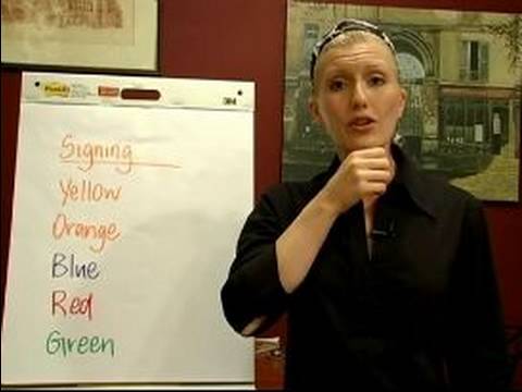 İşaret Dili Dersleri: Ortak Deyimler: Nasıl Renkler İşaret Dili İmzalamak İçin