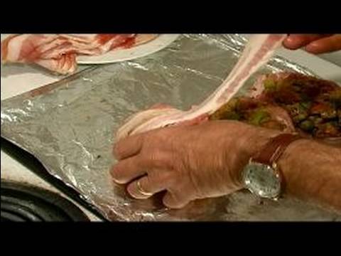 Domuz Eti Ve Domuz Pastırması Sarılmış Dolması Nasıl Yapılır : Eti Domuz Eti Dolması Sarmak İçin Nasıl 