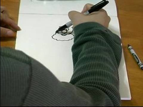 Noel Karakter Karikatür Çizmek İçin Nasıl: Çizgi Film Noel Baba'nın Başkanı Çizmek İçin Nasıl