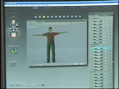 Poser 3D Kullanma: Poser 3D Animasyon Dials Kullanarak