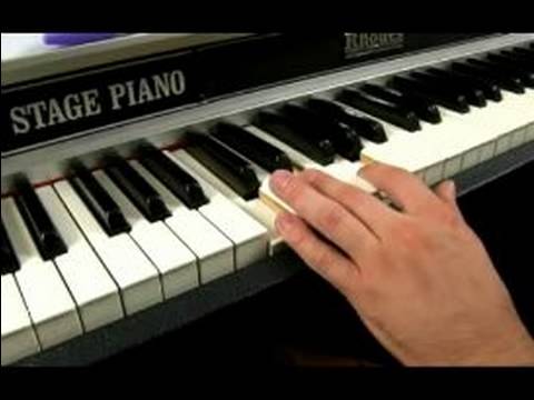G Tuşuna Blues Piyano : sol Majör Blues Ölçek 1 Akor Oynarken Piyano 