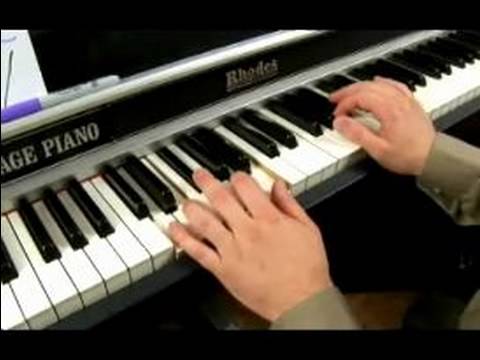 G Tuşuna Blues Piyano : sol Majör Blues Ölçek 5 Akor Oynarken Piyano 