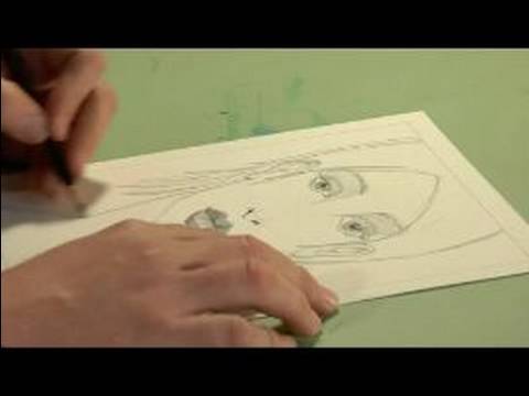 Nasıl Coquille Kağıt Üzerinde Bir Portre Çizmek : Bir Portrenin Saç Çizim 