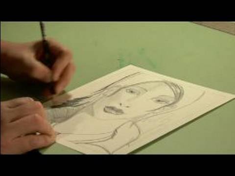 Nasıl Coquille Kağıt Üzerinde Bir Portre Çizmek İçin : Portre Arka Plan Çizim 