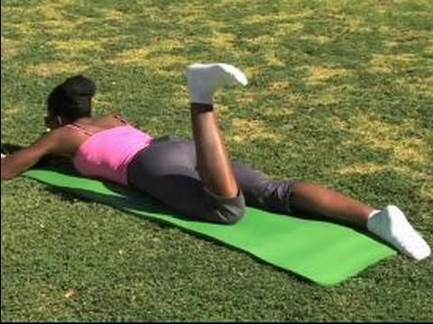 Nasıl Egzersizleri Diz: Diz Egzersiz İçin Kaldırdı Bükülmüş Bacak Yapıyor