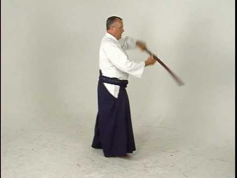 Aikido Dövüş Kılıç: Ken-Gi Bir: Arka Köşe Shomenuchi: Bölüm 2