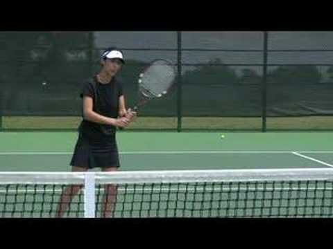 Nasıl Temel Tenis Çekim Hit: Tenis Çekim: Backhand Voleybolu