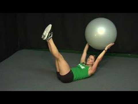 İstikrar Ball Kombinasyonu Egzersizler: İstikrar Ball Egzersizler: Ab Düzeltme