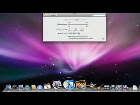 Mac Os X Leopard Genel Bakış: Mac Os X Leopard Dock Tercihleri
