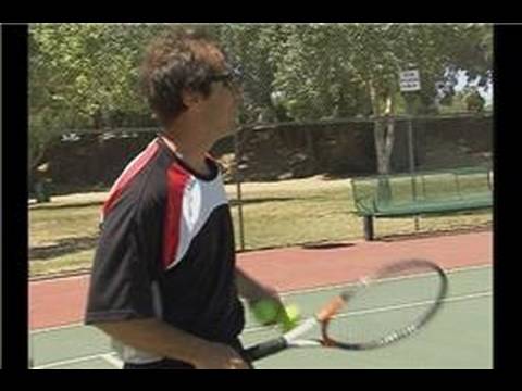 Teniste Servis Döndükten : Cross-Court Spin Tenis Hizmet Verir 