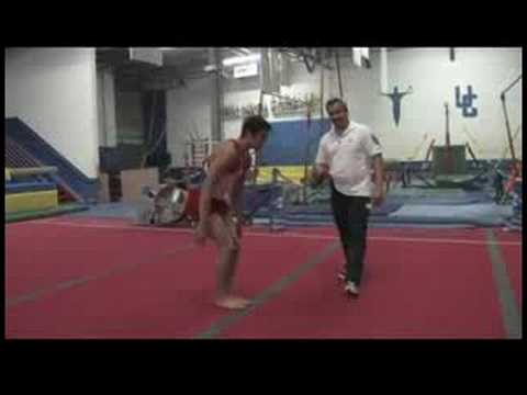 Atlama Olmadan Bir Ters Takla Yapmak İçin Nasıl Jimnastik : 