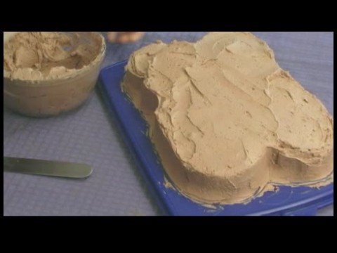 Bir Oyuncak Ayı Pasta Süsleme: Üst Bir Oyuncak Ayı Pasta Buzlanma