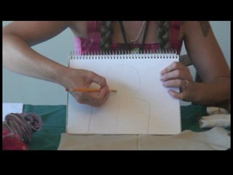 Bez Bebek Yapımı: Bez Bebek Baş Ve Vücut Desen Yapma