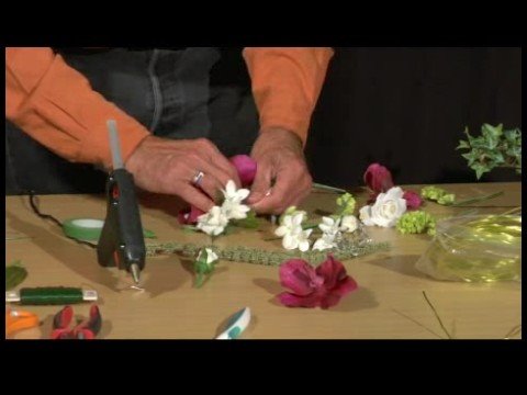 İpek Çiçekler Yapmak & Buket : Bilek İçin İpek Çiçekler Ekleme 