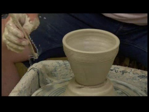 Seramik Saksı : Seramik Çiçek Süsleme Pot 