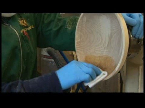 Woodturning: & Bir Kase Dönüm Zımpara : Woodturning: Zımpara Kase Çizikler