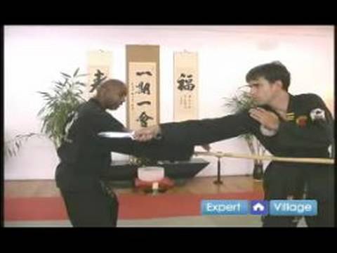 Bo Personel Hapkido Dövüş Sanatları Silah : Bo Personel Mide Grev Kullanarak 
