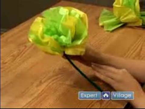 Doku Kağıt El Sanatları Yapmak İçin Nasıl : Doku Kağıt Çiçek Yapmak Nasıl 