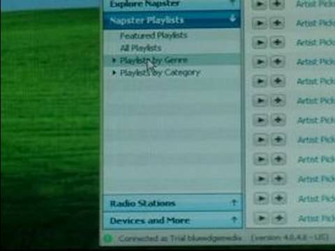 Müzik İndirmek İçin Napster Nasıl Kullanılır : Napster Çalma Listeleri Göz Atın Nasıl 
