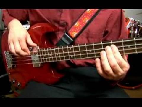 Gelişmiş Si Bemol Bas Gitar : Önlemler Gelişmiş Bas İçin Do Majör Bir Ölçek 5-8 Gitar