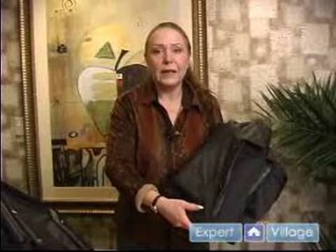 Uygun Bir Durumda Katlama Elbise : Nasıl Bavul Deri Ceket Paketi İçin 