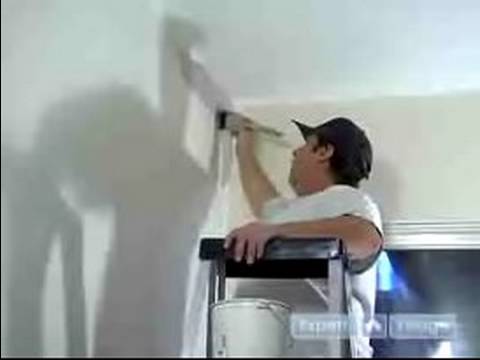 Bir Evi Boyamak İçin Nasıl Resim İçin Bir Duvar Kesmek İçin Nasıl 