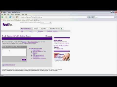 Fedex Paketi Online İzlemek İçin Nasıl Internet Araçları Ve Kullanır : 