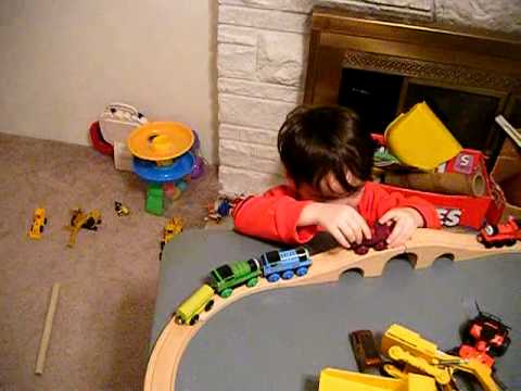 Çocuk Oyuncak Thomas Ve James Trenler İle Çalış