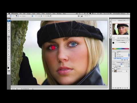 Yt - Photoshop Eğitimi: Değişen Saç Ve Göz Rengi Photoshop