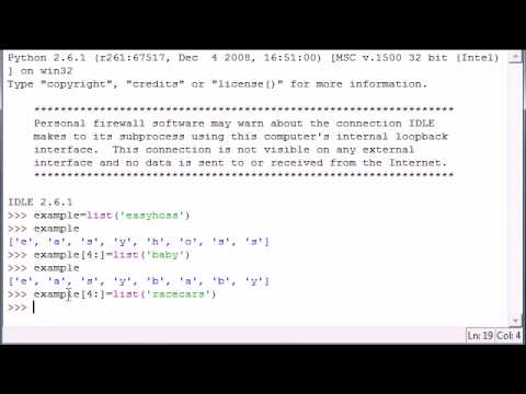 Öğretici - 13 - Dilimleme Programlama Python Listeler