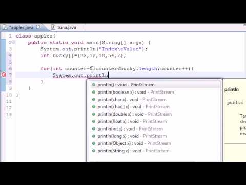Java Programlama Eğitimi - 28 - Bir Dizi Tablo Oluşturma