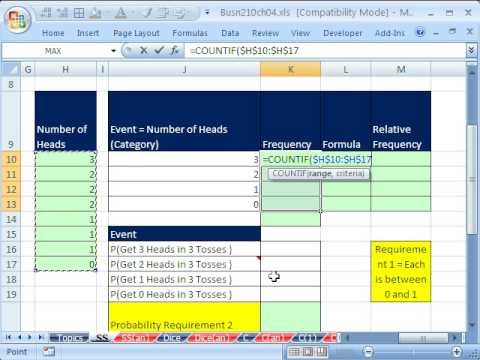 Excel İstatistik 51: Excel Olasılık Temelleri