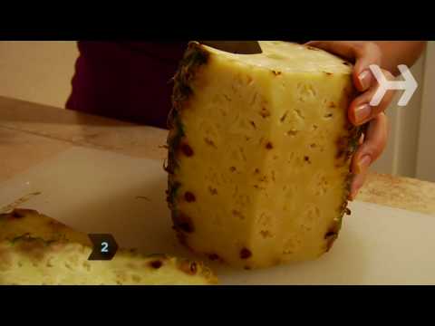 Nasıl Kabuğu Ve Bir Ananas Kesme