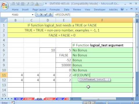Excel Büyü Hüner 459: Sıfırdan Numaraları Doğru Eğer İşlevinin Mantıksal_Sınama Bağımsız Değişkeni Hileler =