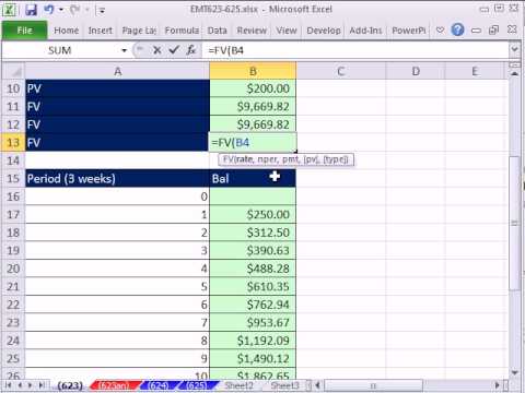 Excel Sihir Numarası 623: Payday Loansare Kötü Ekonomi--Nisan Ve Kulak Ve Amortisman Tablo