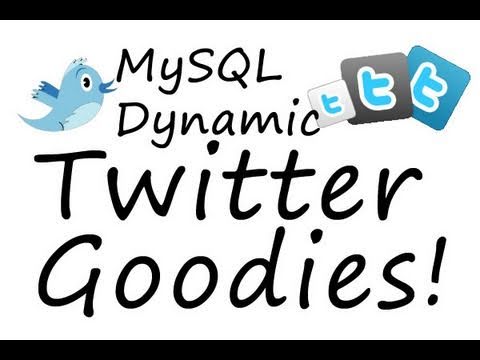 Web Yöneticileri İçin Goodies Widget Öğretici Heyecan: Php Mysql Dynamics Dahil