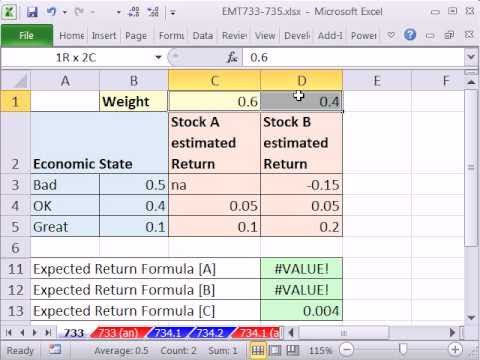 Excel Büyü Hüner 733: Beklenen İade İçin Portföy Topla Ve Dçarp İşlevleri
