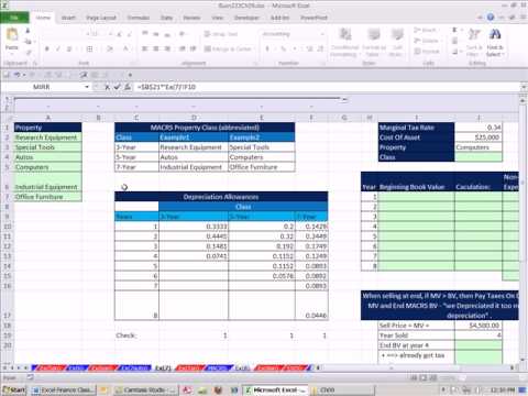 Excel Finans Sınıfını 86: Nakit Akışları İçin Nbd Hesaplaması Kapsamlı Örnek Tahmin Ediliyor.
