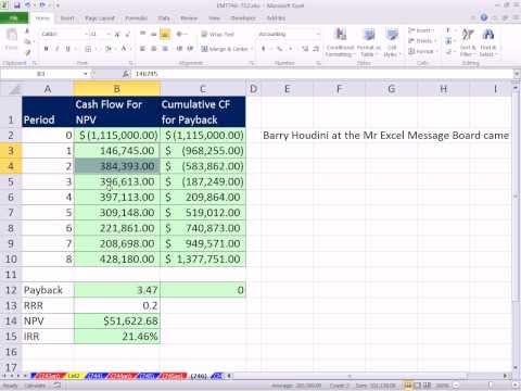 Excel Büyü Hüner 746: Geri Ödeme Kuralı Dinamik Tek Hücre Dizi Formülü Ara İşlevinin Dizi Magic