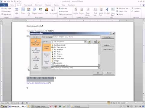 Office 2010 Sınıf #06: Word Köprüler Ve Web Sayfası Olarak Kaydet