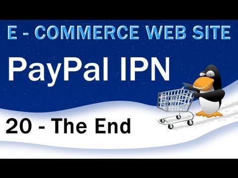20. E-Ticaret Web Sitesi Öğretici: Paypal Ipn Php Anında Ödeme Bildirim Komut Dosyası