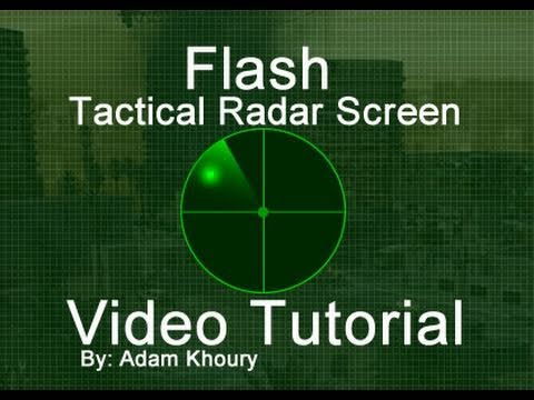Askeri Radar Ekranı Animasyon Actionscript 3.0 Yardım Cs3 Cs4 Cs5 Flash