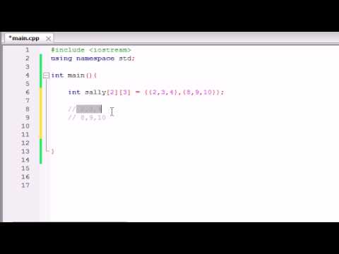 Buckys C++ Programlama Rehberler - 36 - Çok Boyutlu Diziler