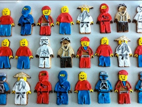 Lego Adam Kurabiye Yapmak Nasıl / Bisküvi Öğretici Bu Ann Reardon Tarafından Yemek Yapmayı