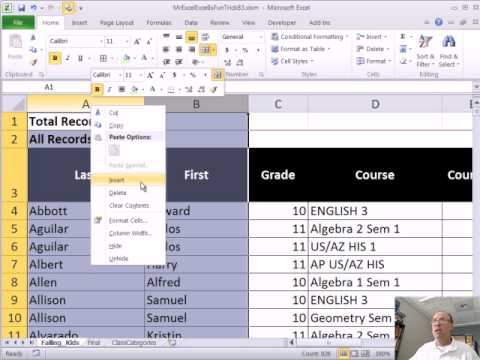 Bay Excel Ve Excelisfun Hile 83: Powerpivot Veya Yardımcı Sütun & Özet Tablo Ve Özel Sayı Biçimi