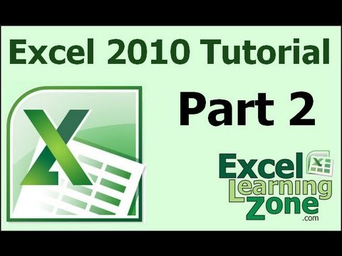 Microsoft Excel 2010 Öğretici - Bölüm 02 12 - Excel Arabirim 2