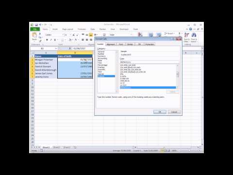 Microsoft Excel Özel Tarih Biçimleri - Bilge Baykuş