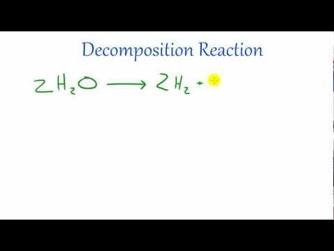Kimya Ders - 33 - Ayrışma Tepkiler